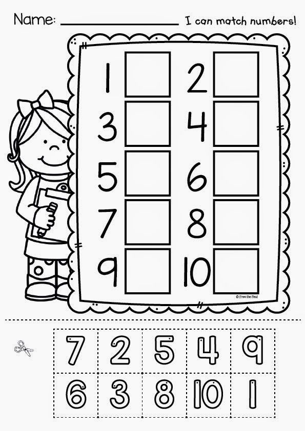 30 Cut And Paste Worksheets Numbers