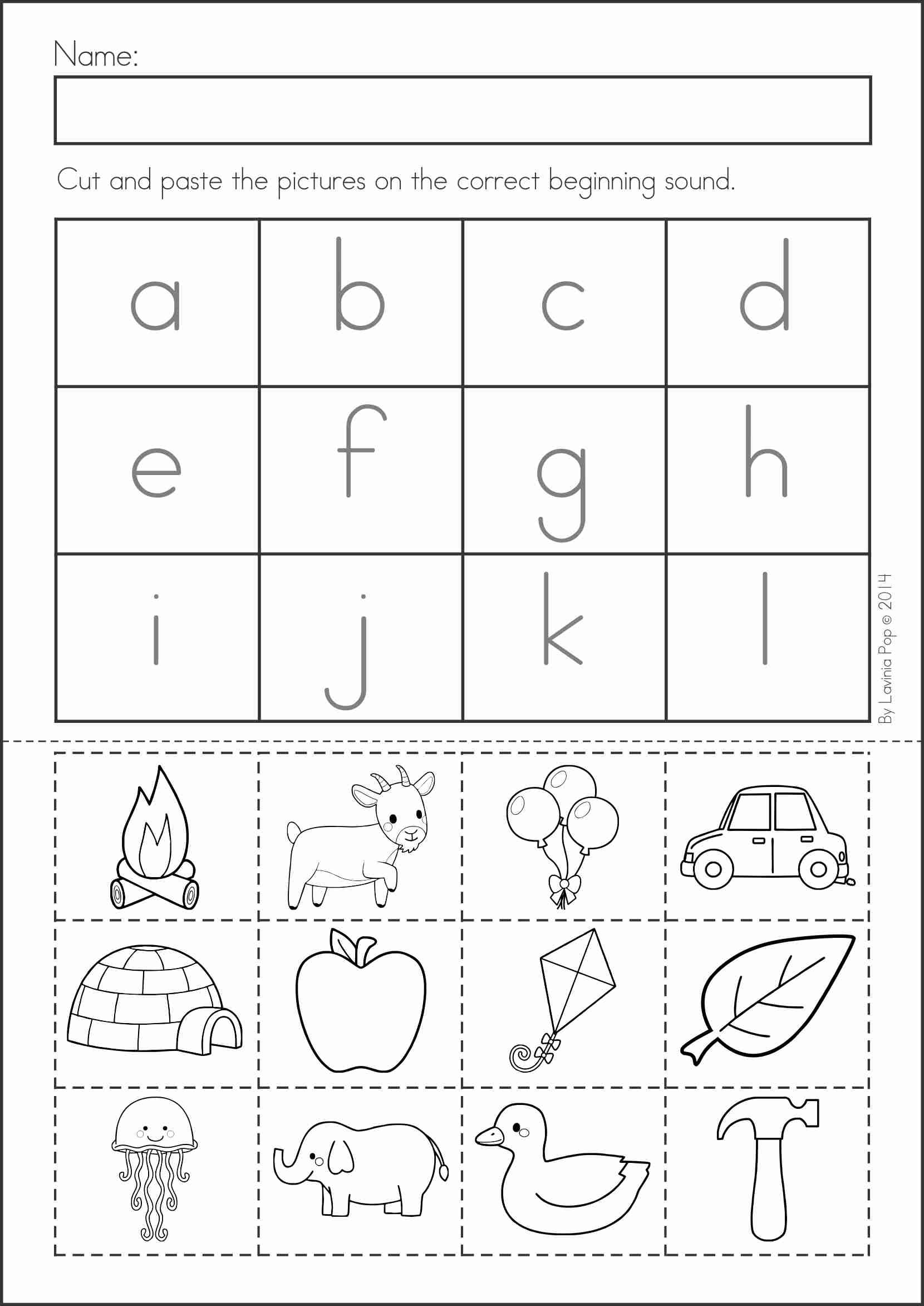 30 Cut And Paste Worksheets Preschool Math