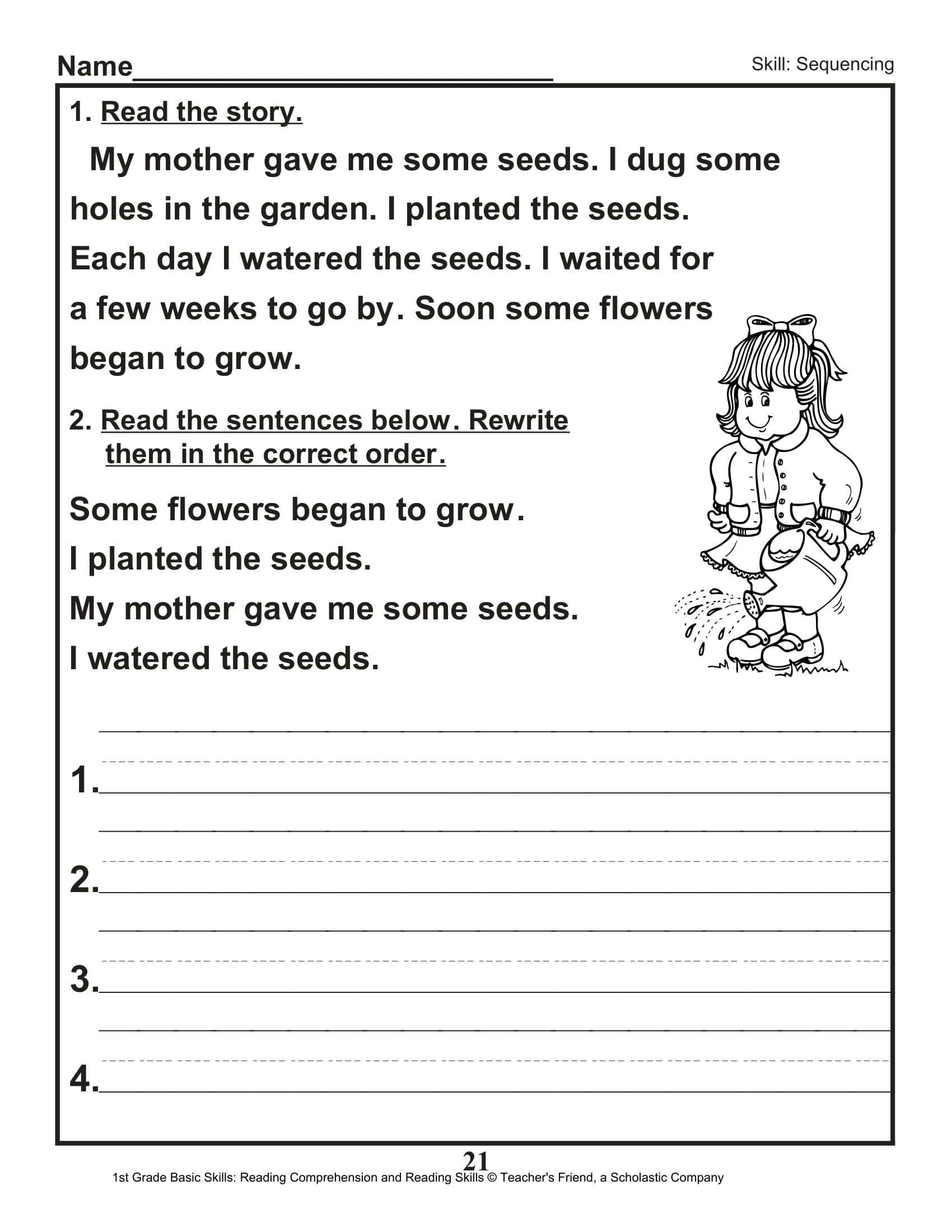 30 Diy 1St Grade Worksheets