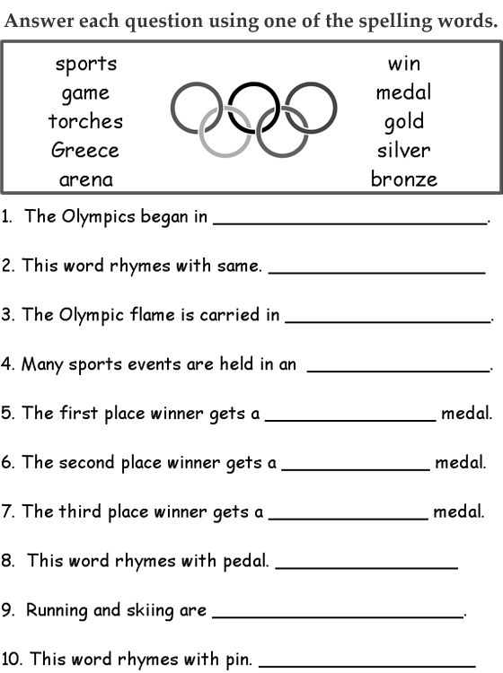 30 English Olympiad Worksheets Grade 1