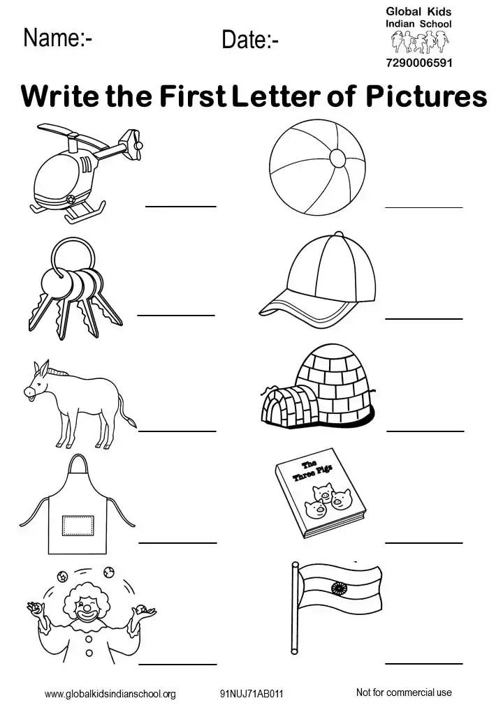 30 English Worksheets For Kindergarten On Alphabet D