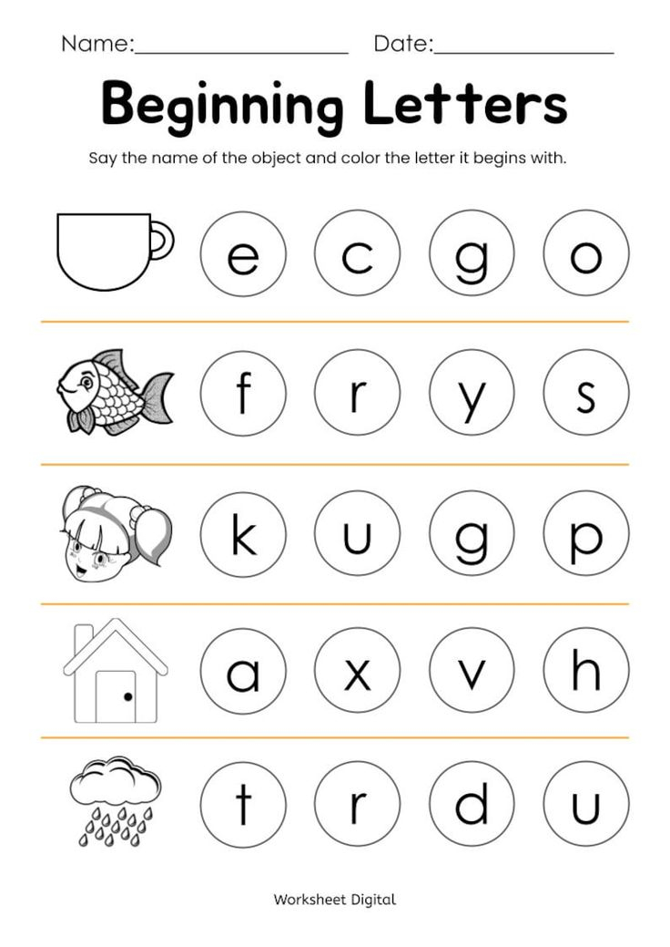 30 English Worksheets For Kindergarten On Alphabet D