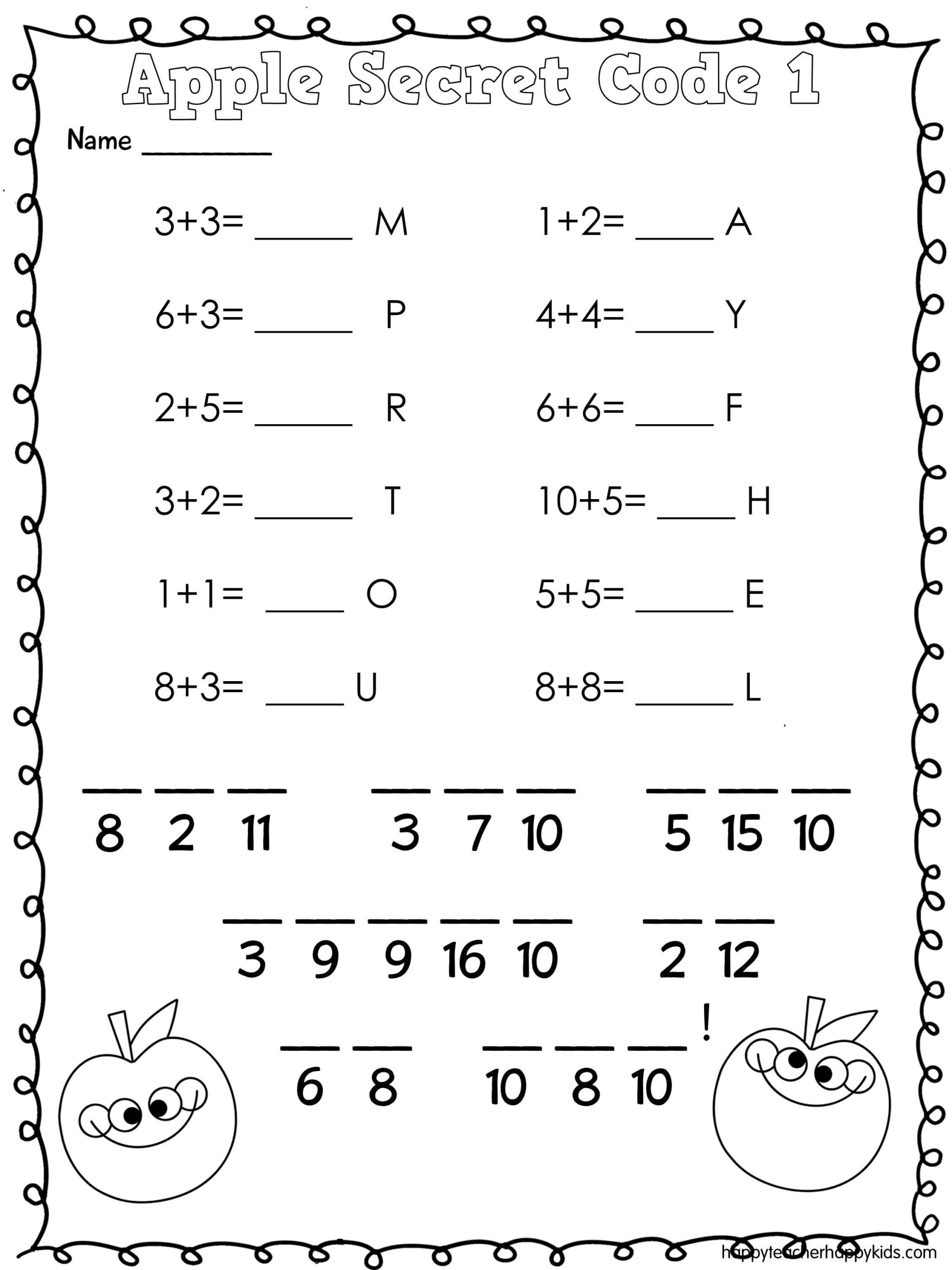 30 Fun Kindergarten Math Activities Worksheets