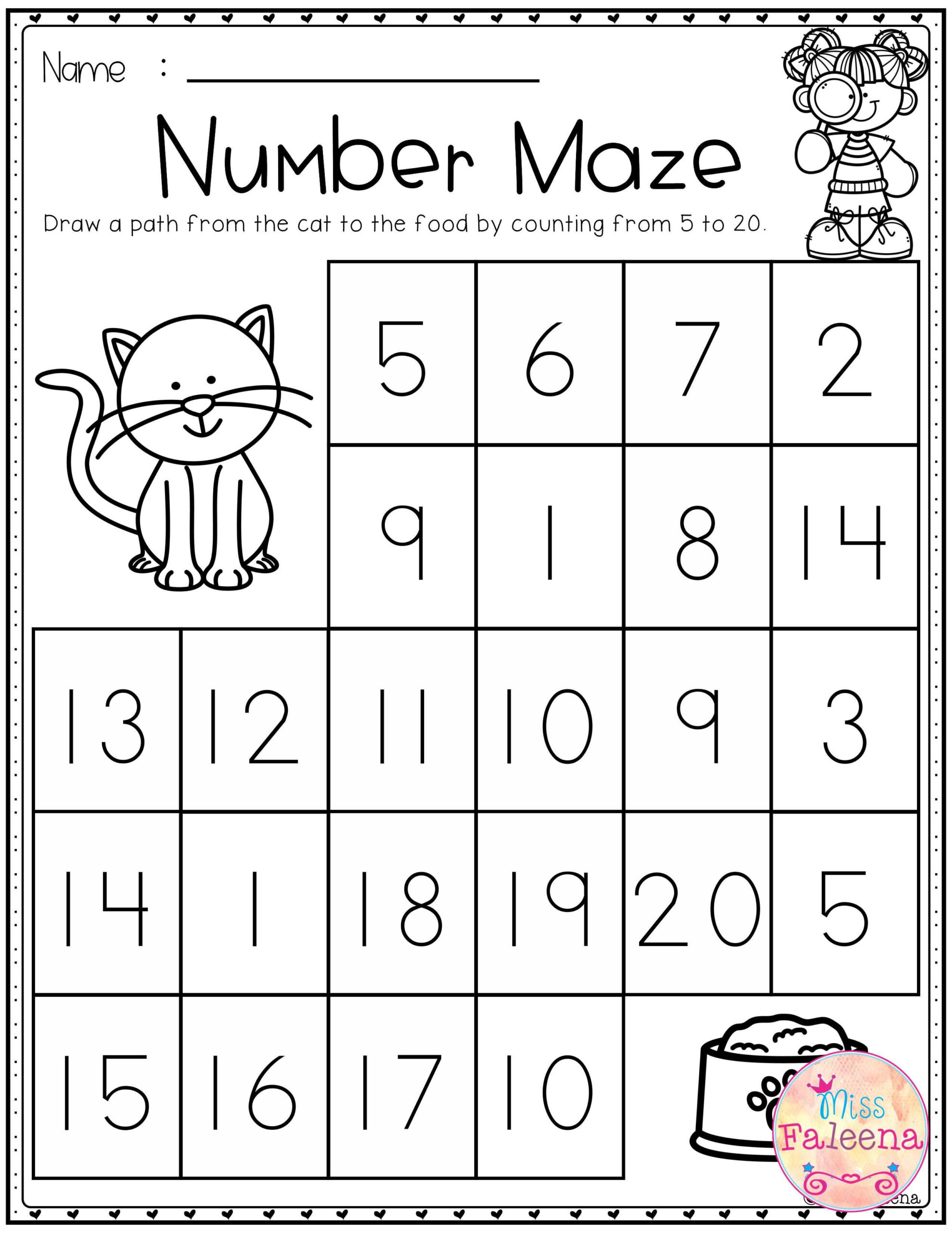 30 Fun Kindergarten Math Activities Worksheets
