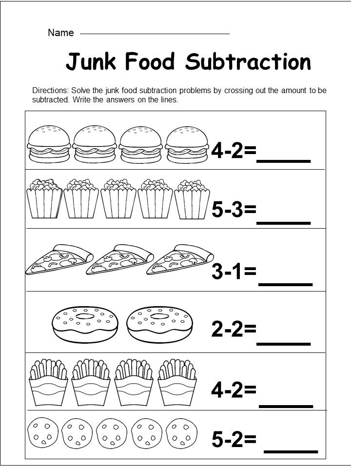 30 Fun Subtraction Worksheets For Kindergarten