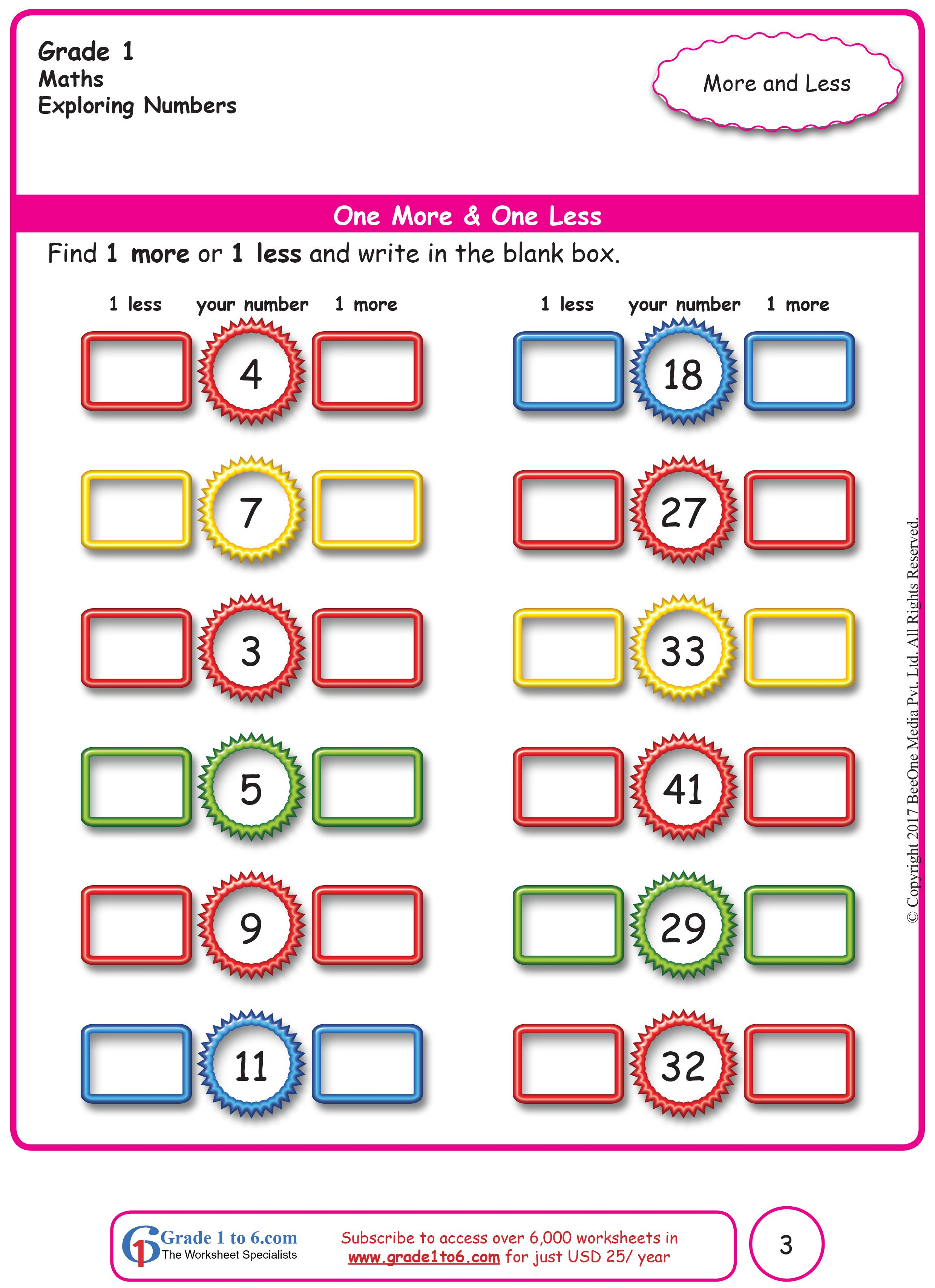 30 Grade 1 Math Worksheets Tens And Ones