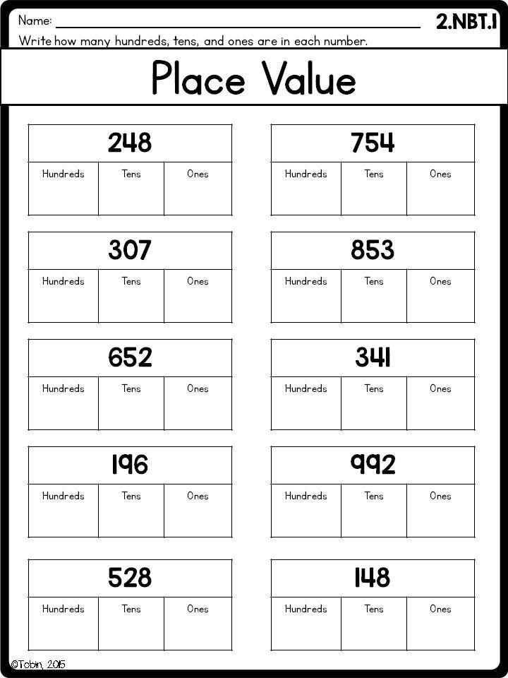 30 Grade 1 Math Worksheets Tens And Ones