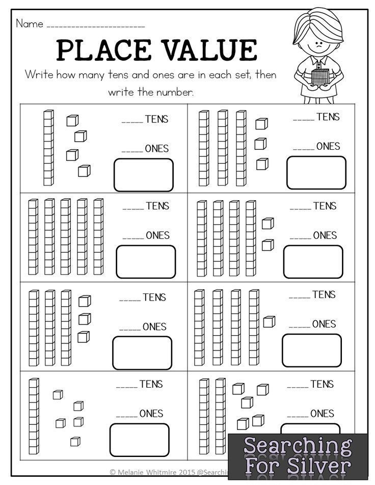 30 Grade 1 Math Worksheets Tens And Ones