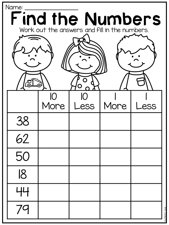 30 Grade 1 Math Worksheets Tens And Ones