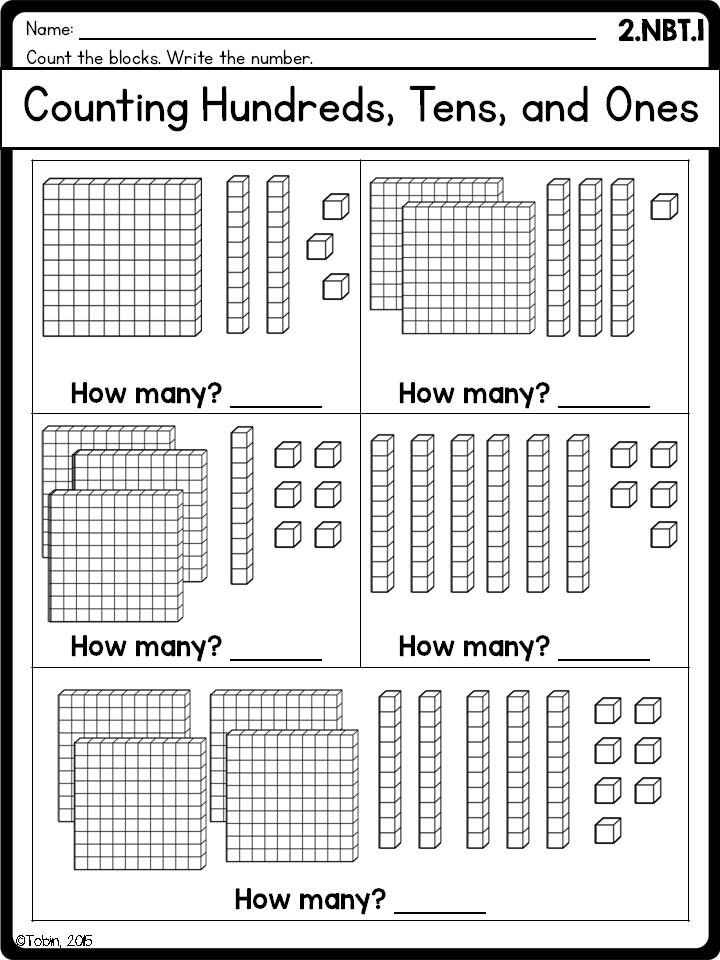 30 Grade 1 Math Worksheets Tens And Ones