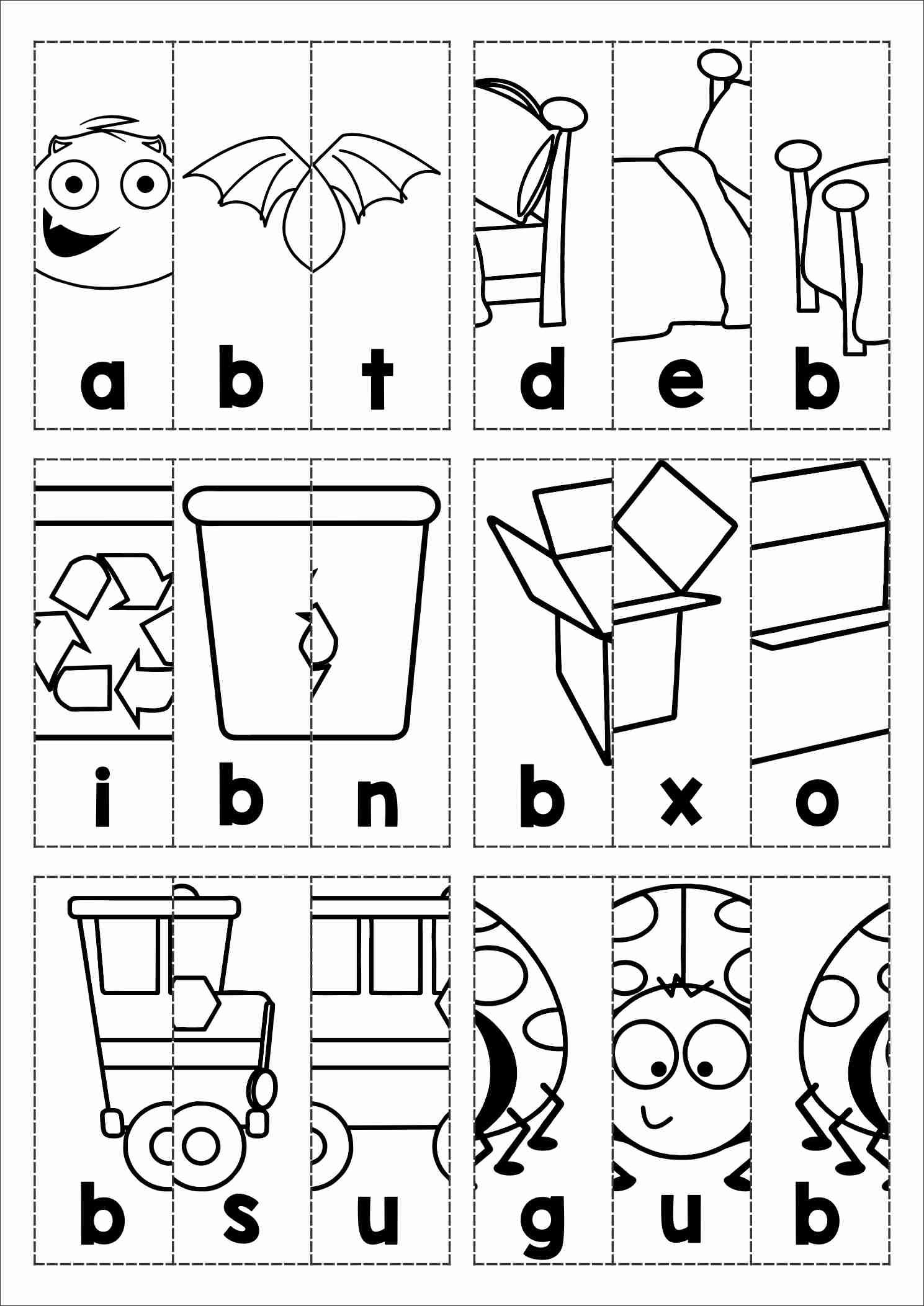 30 Kids Worksheets Preschool Cut And Paste