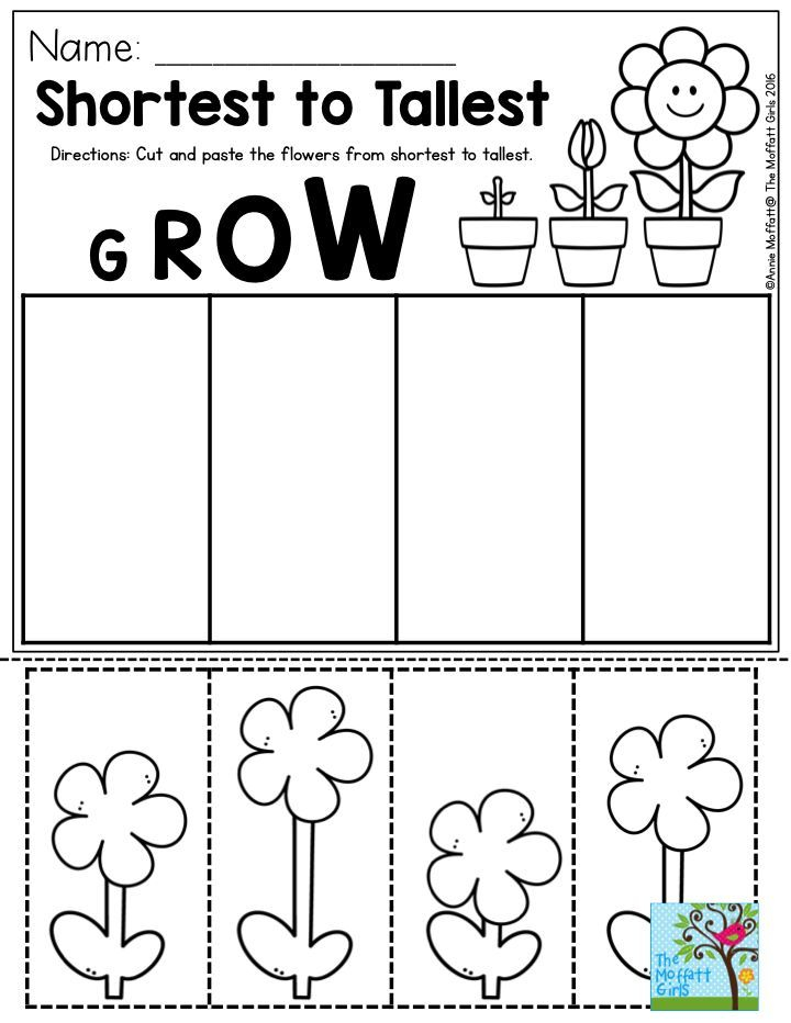 30 Kids Worksheets Preschool Cut And Paste