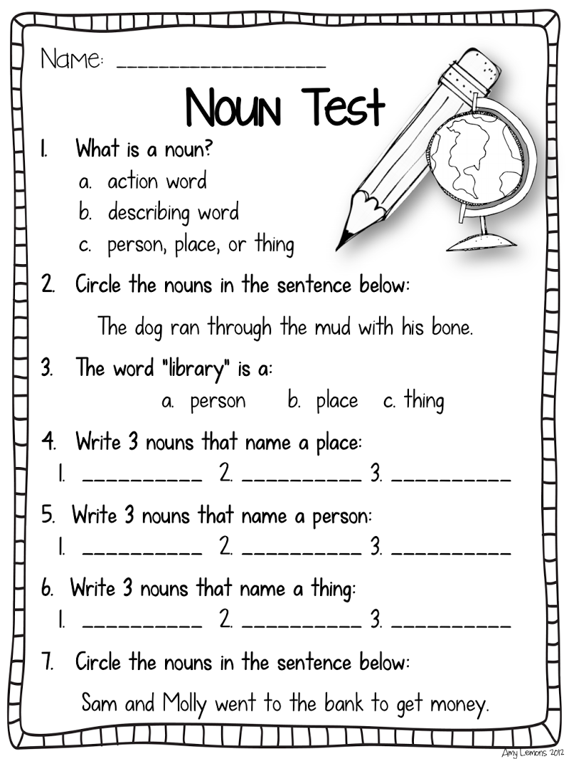 30 Kids Worksheets Printables 2Nd Grade