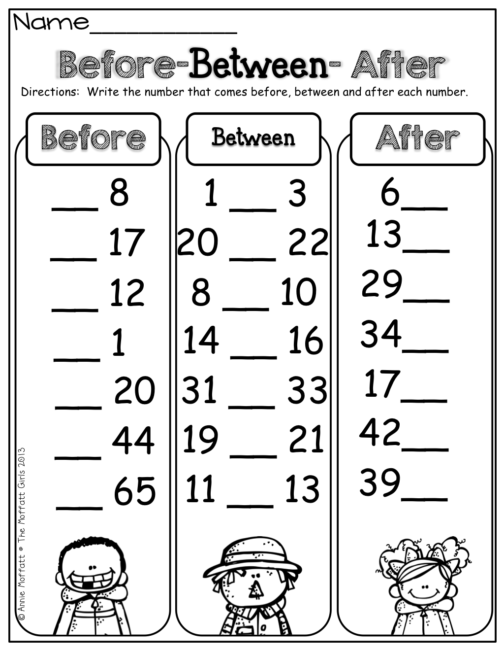 30 Kindergarten Math Worksheets What Comes After