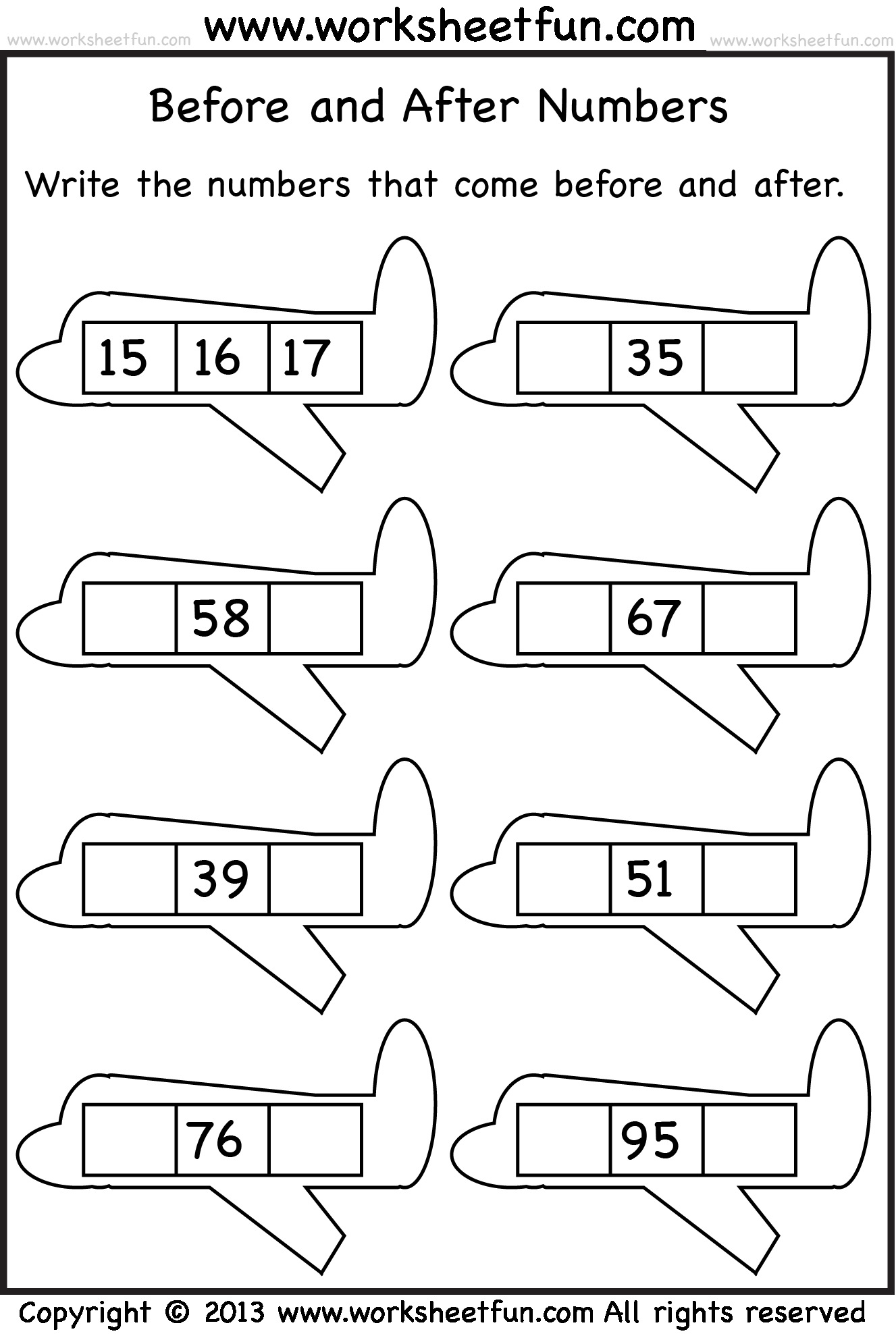 30 Kindergarten Math Worksheets What Comes After