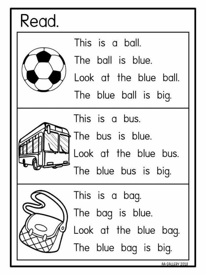 30 Kindergarten Reading Worksheets First Grade