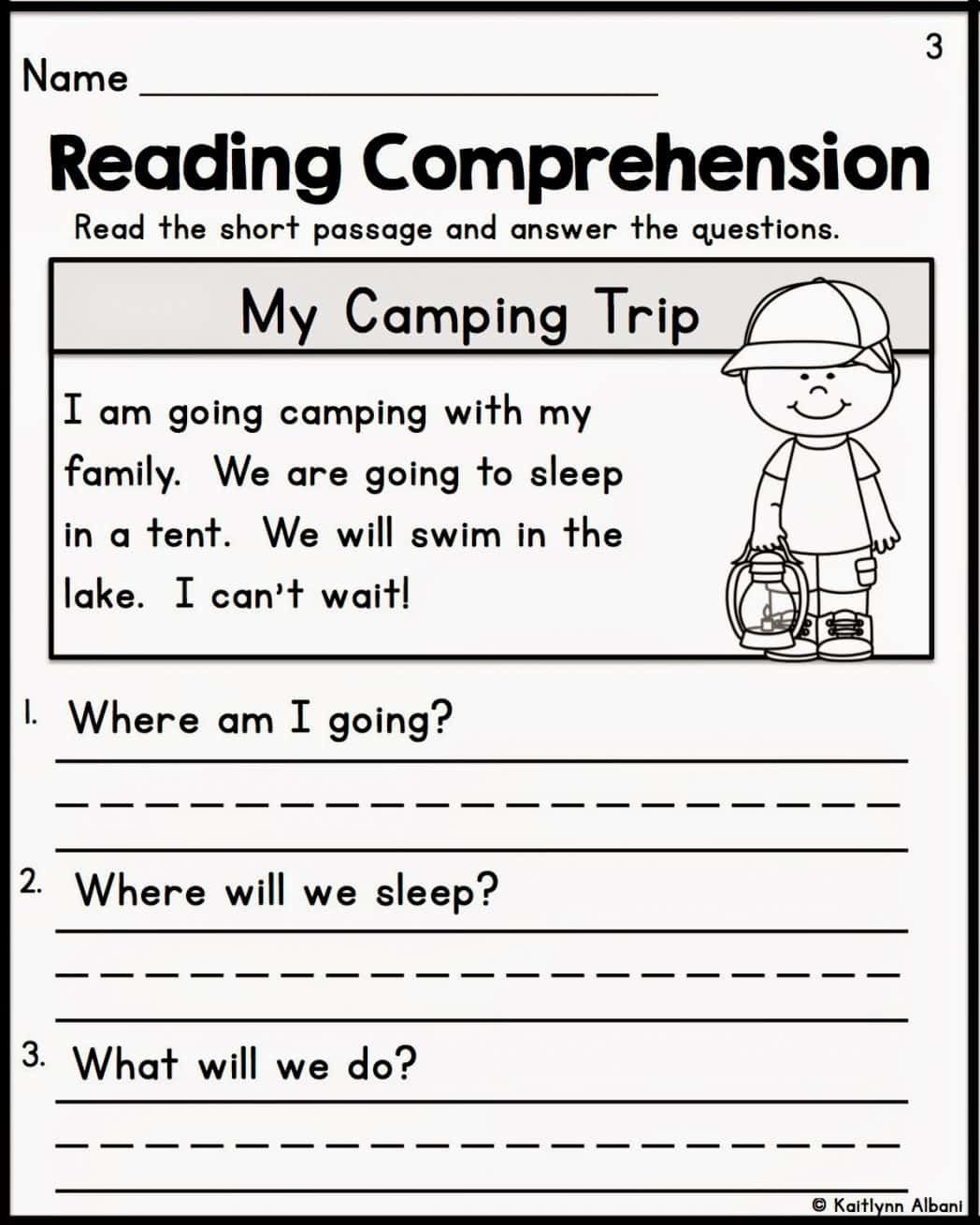 30 Kindergarten Reading Worksheets First Grade