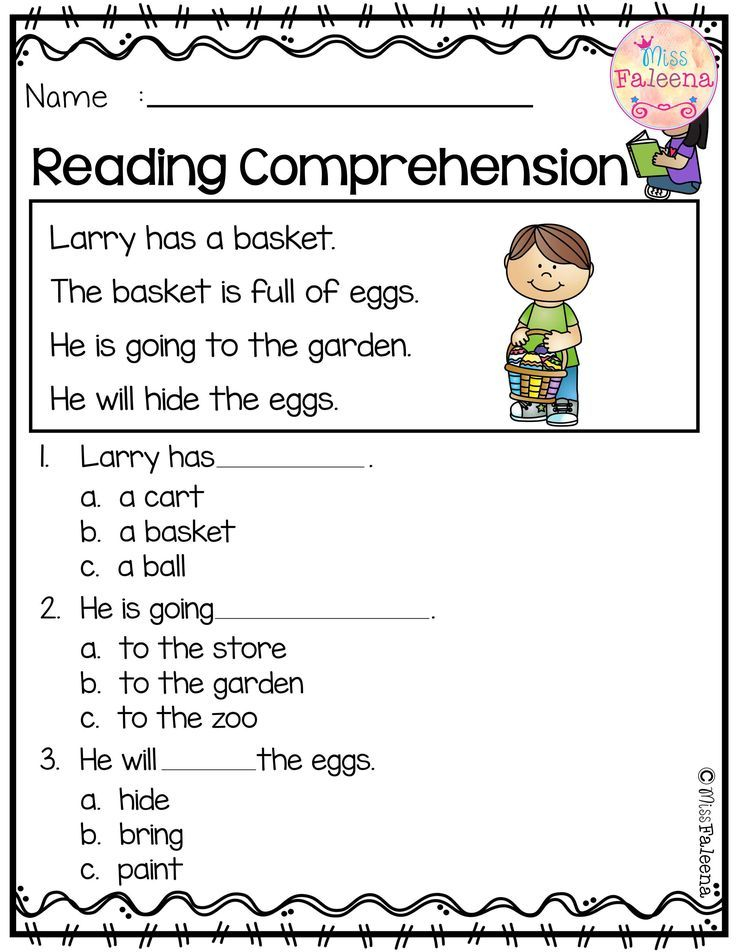 30 Kindergarten Reading Worksheets First Grade