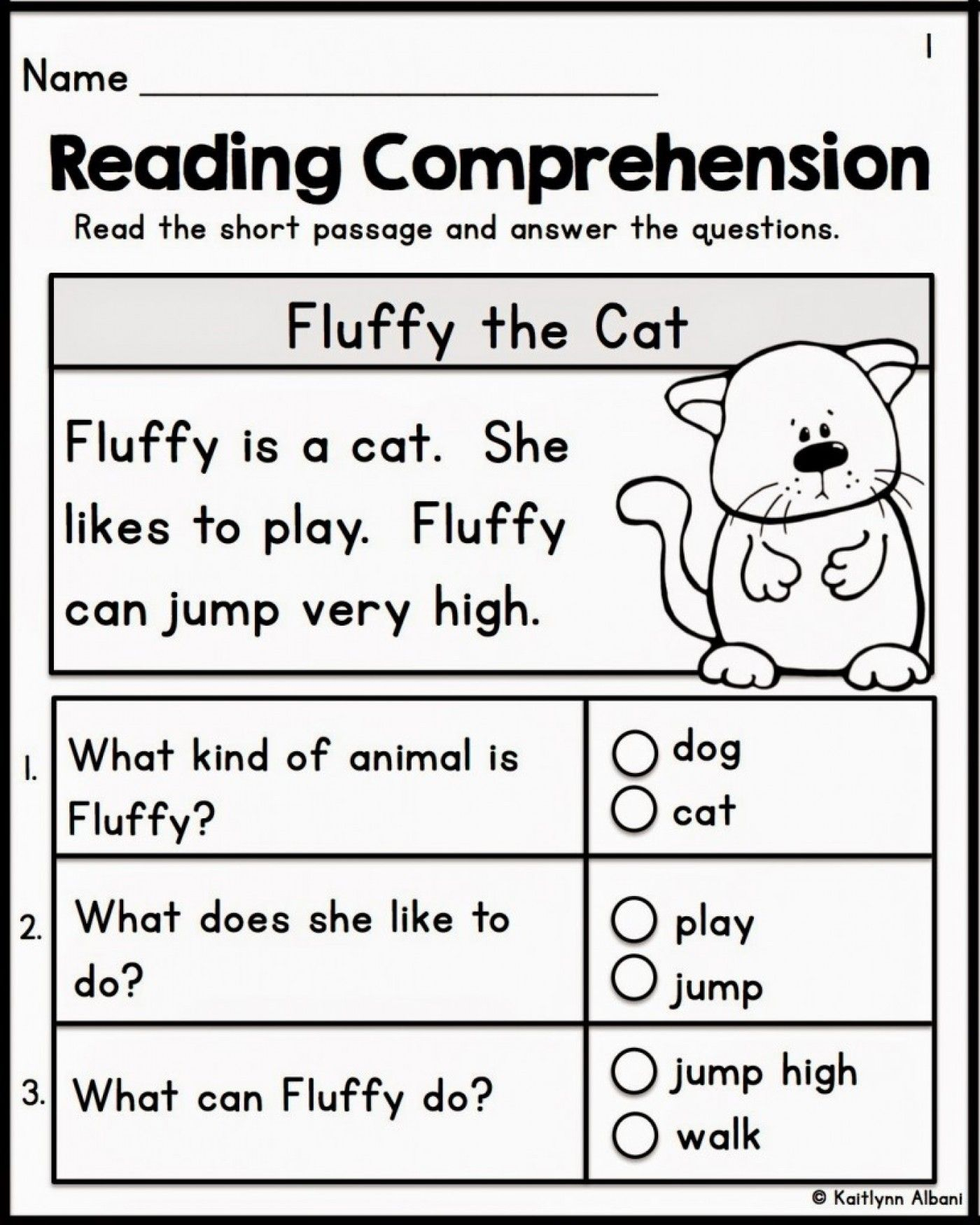 30 Kindergarten Reading Worksheets First Grade