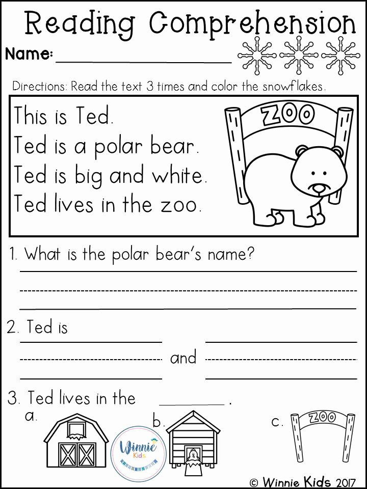 30 Kindergarten Reading Worksheets First Grade