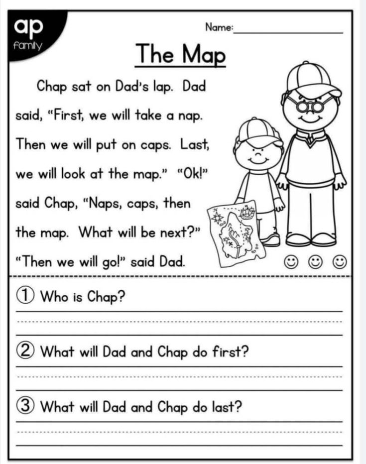 30 Kindergarten Reading Worksheets First Grade