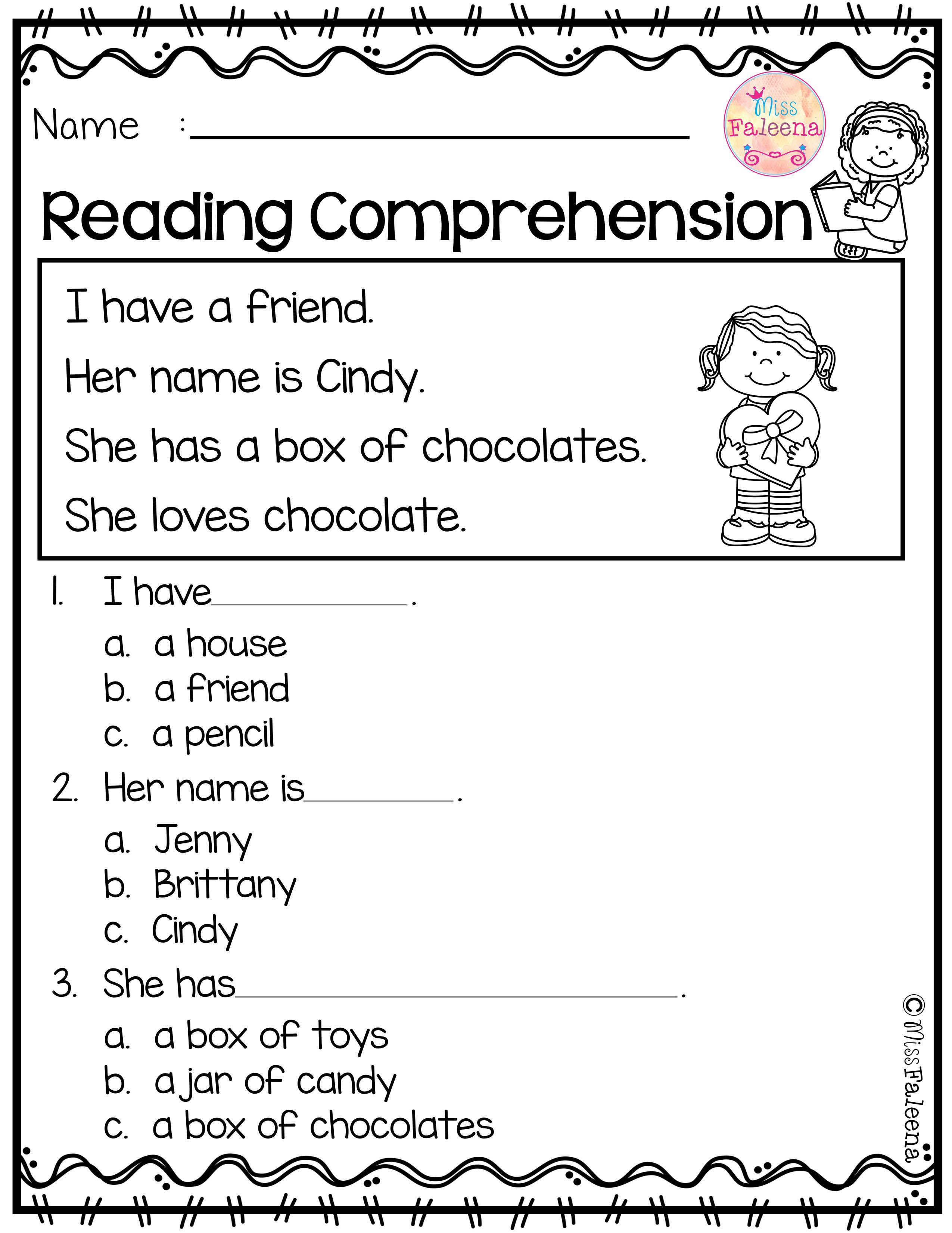 30 Kindergarten Reading Worksheets First Grade