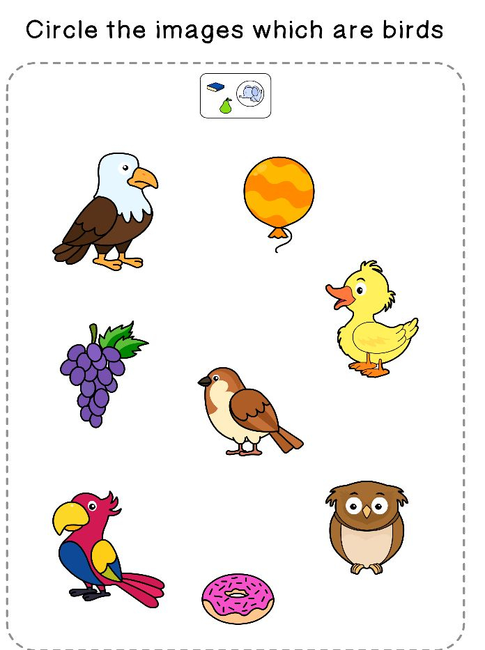 30 Kindergarten Worksheets On Birds