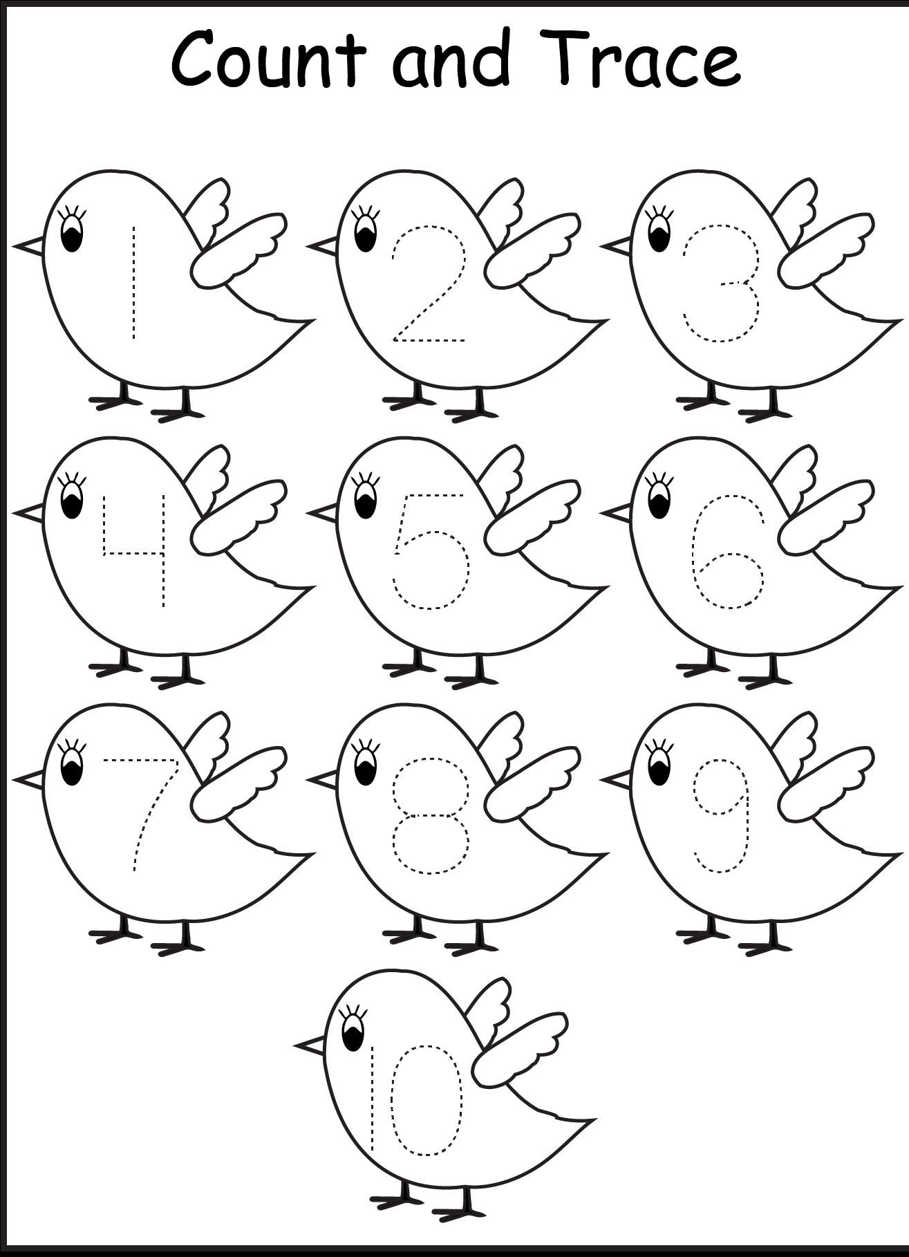 30 Kindergarten Worksheets On Birds