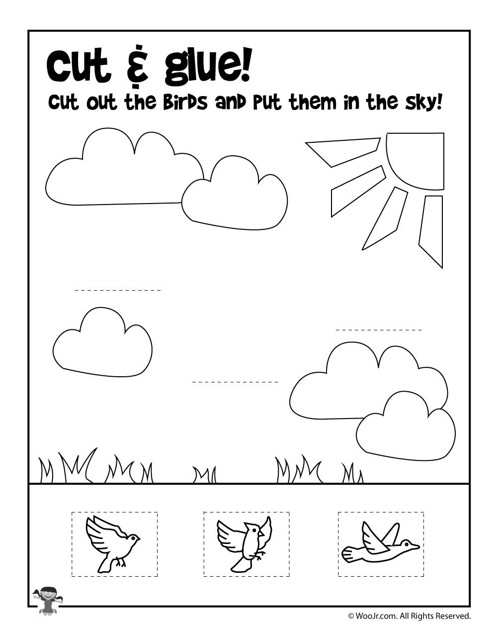 30 Kindergarten Worksheets On Birds