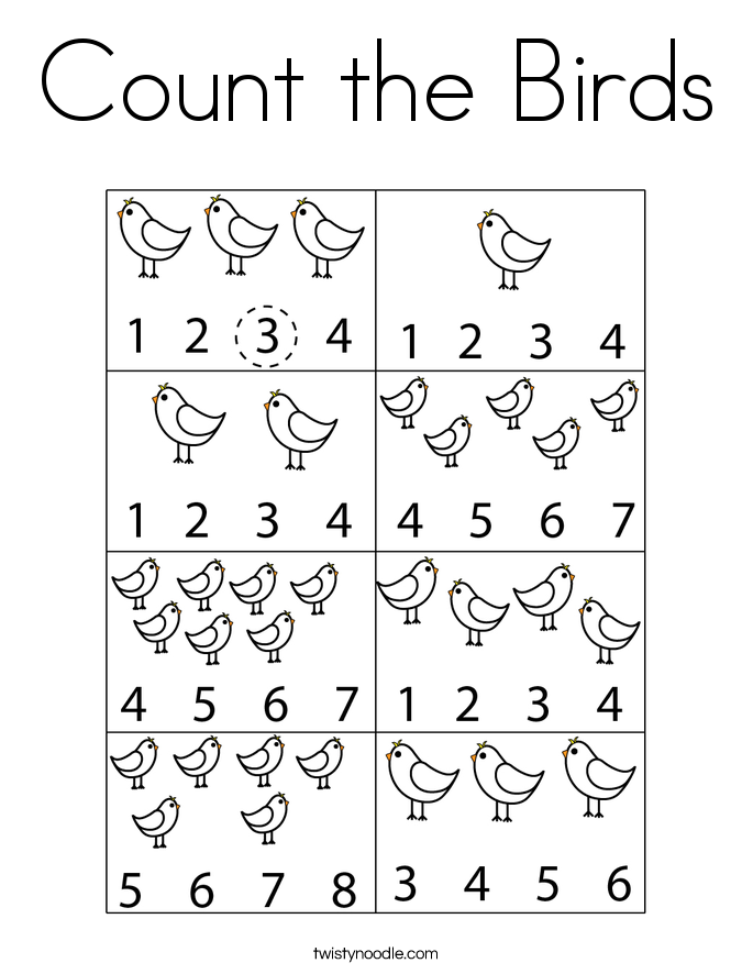 30 Kindergarten Worksheets On Birds