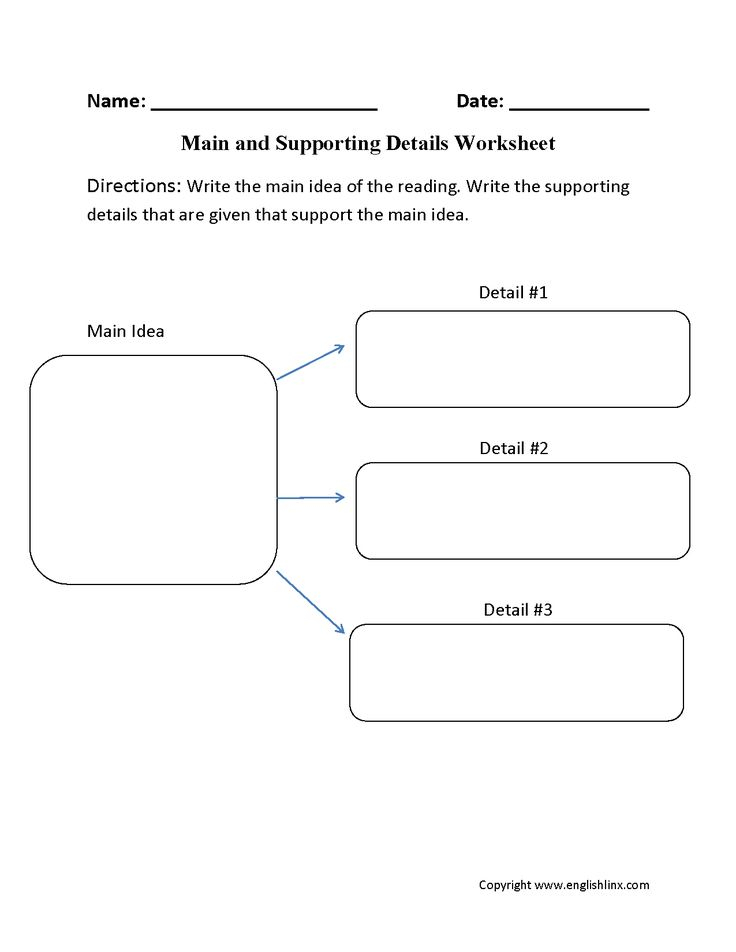 30 Main Idea Worksheets 2Nd Grade Free