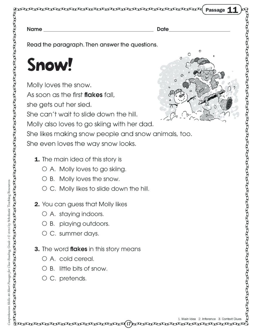 30 Main Idea Worksheets 2Nd Grade Free