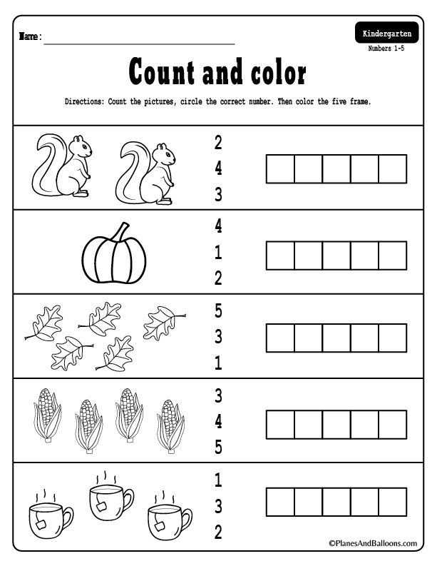 30 Math Revision Worksheets For Kindergarten