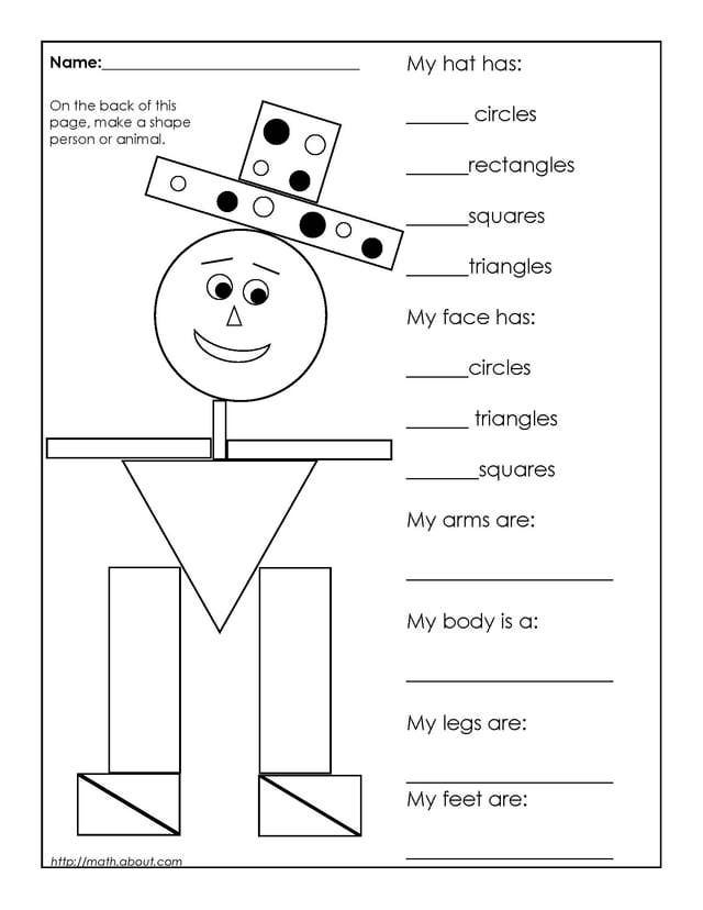 30 Math Worksheets 2Nd Grade Shapes