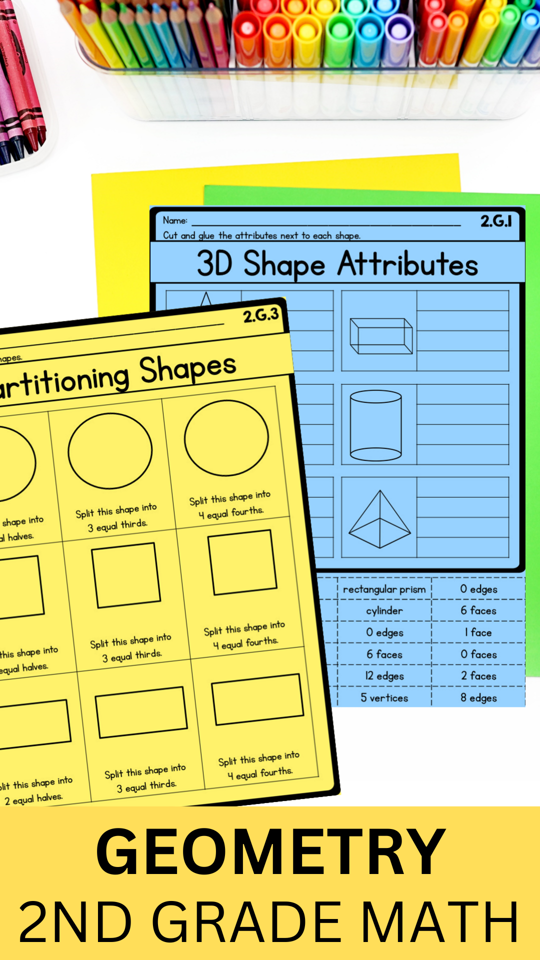 30 Math Worksheets 2Nd Grade Shapes