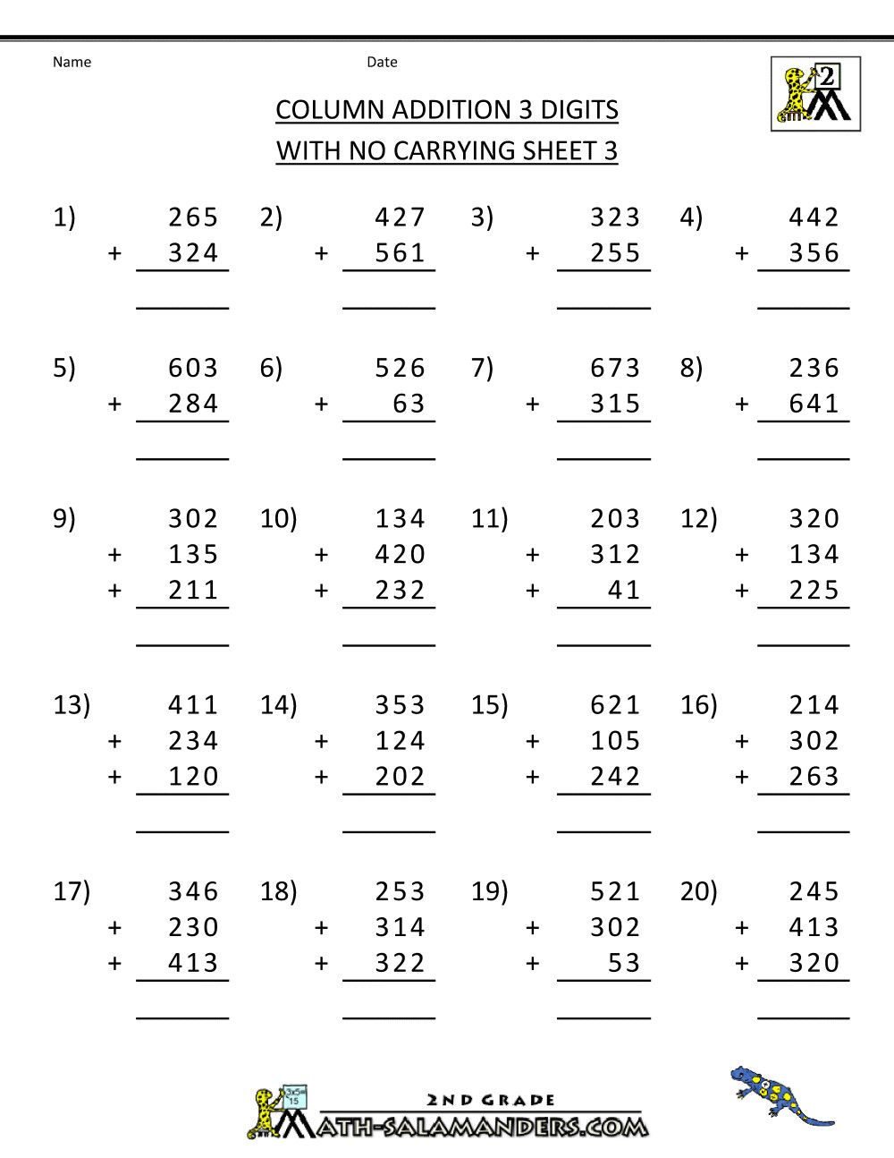 30 Math Worksheets 3Rd Grade Multiplication