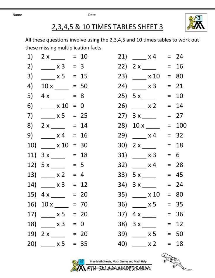 30 Math Worksheets 3Rd Grade Multiplication