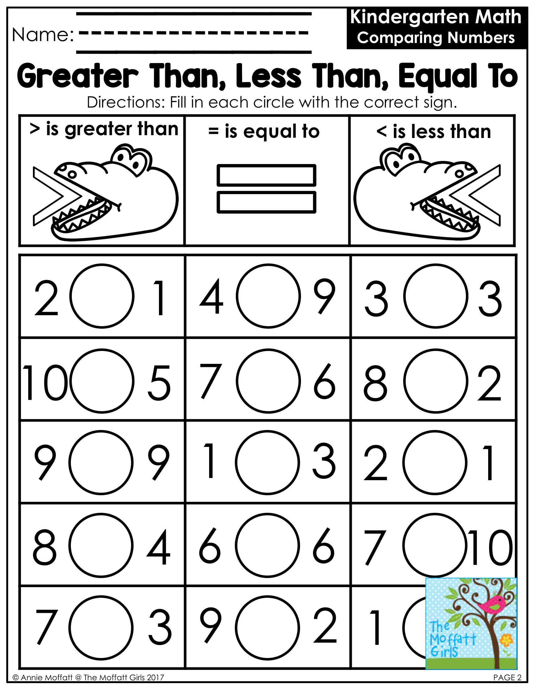 30 More And Less Worksheets Kindergarten Math