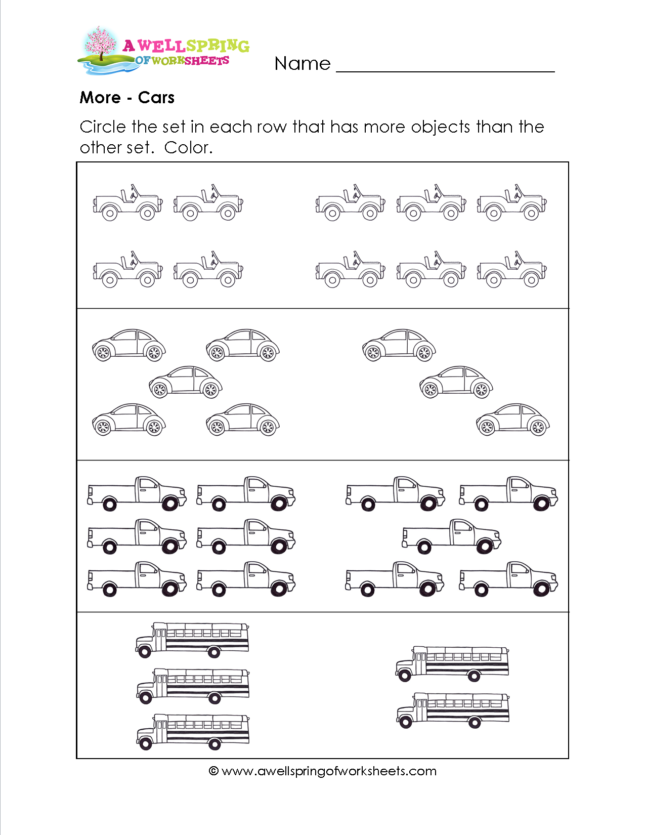 30 More And Less Worksheets Kindergarten Math