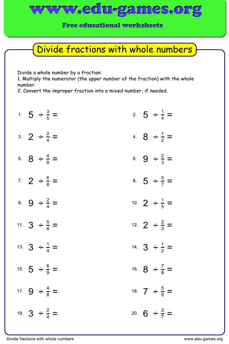 30 Multiplication Of Fractions Worksheets