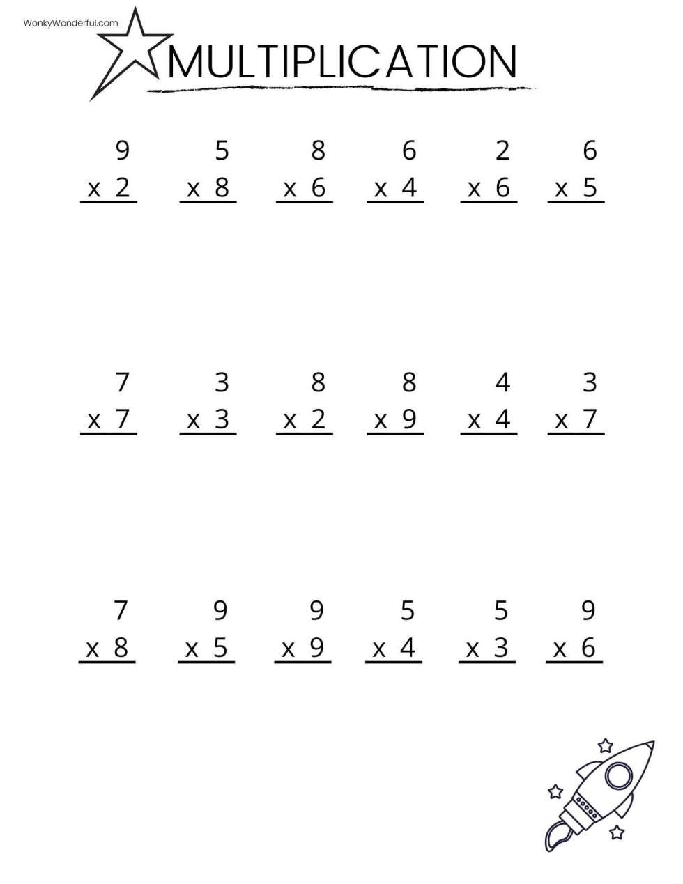 30 Multiplication Worksheets 4Th Grade Homework