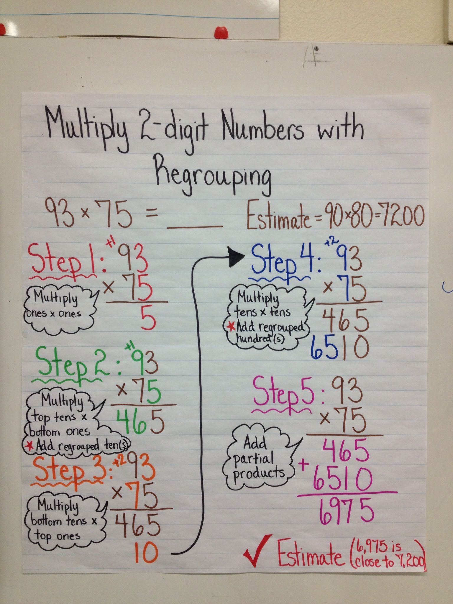 30 Multiplication Worksheets Without Regrouping