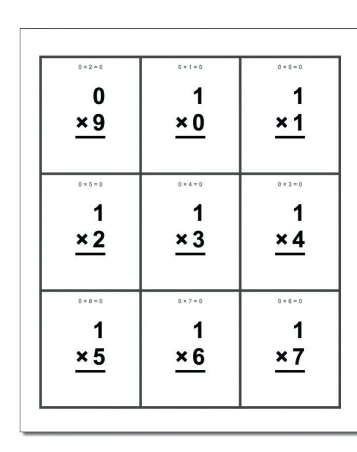 30 Multiplication Worksheets Without Regrouping