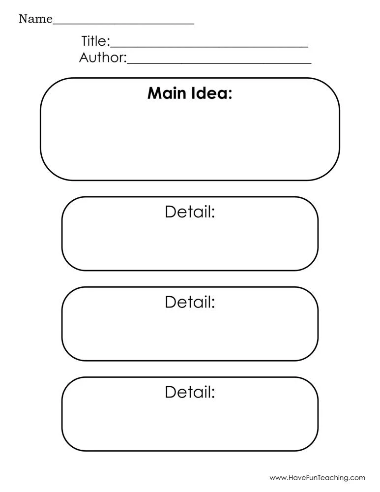 30 Noting Details Worksheets For Kindergarten