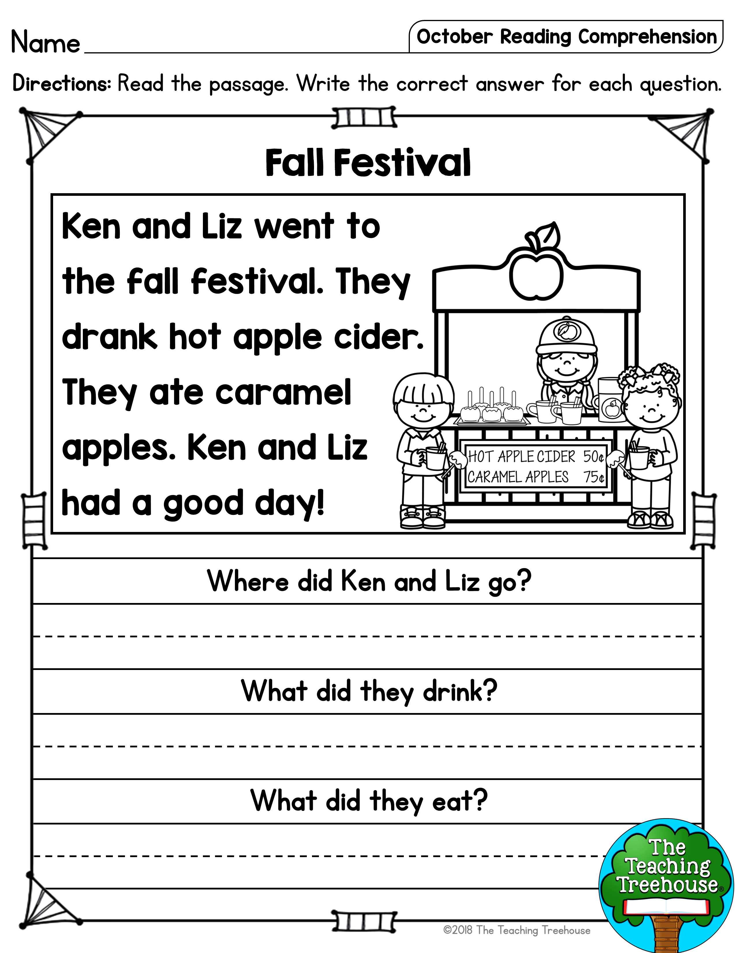 30 October Kindergarten Worksheets Free