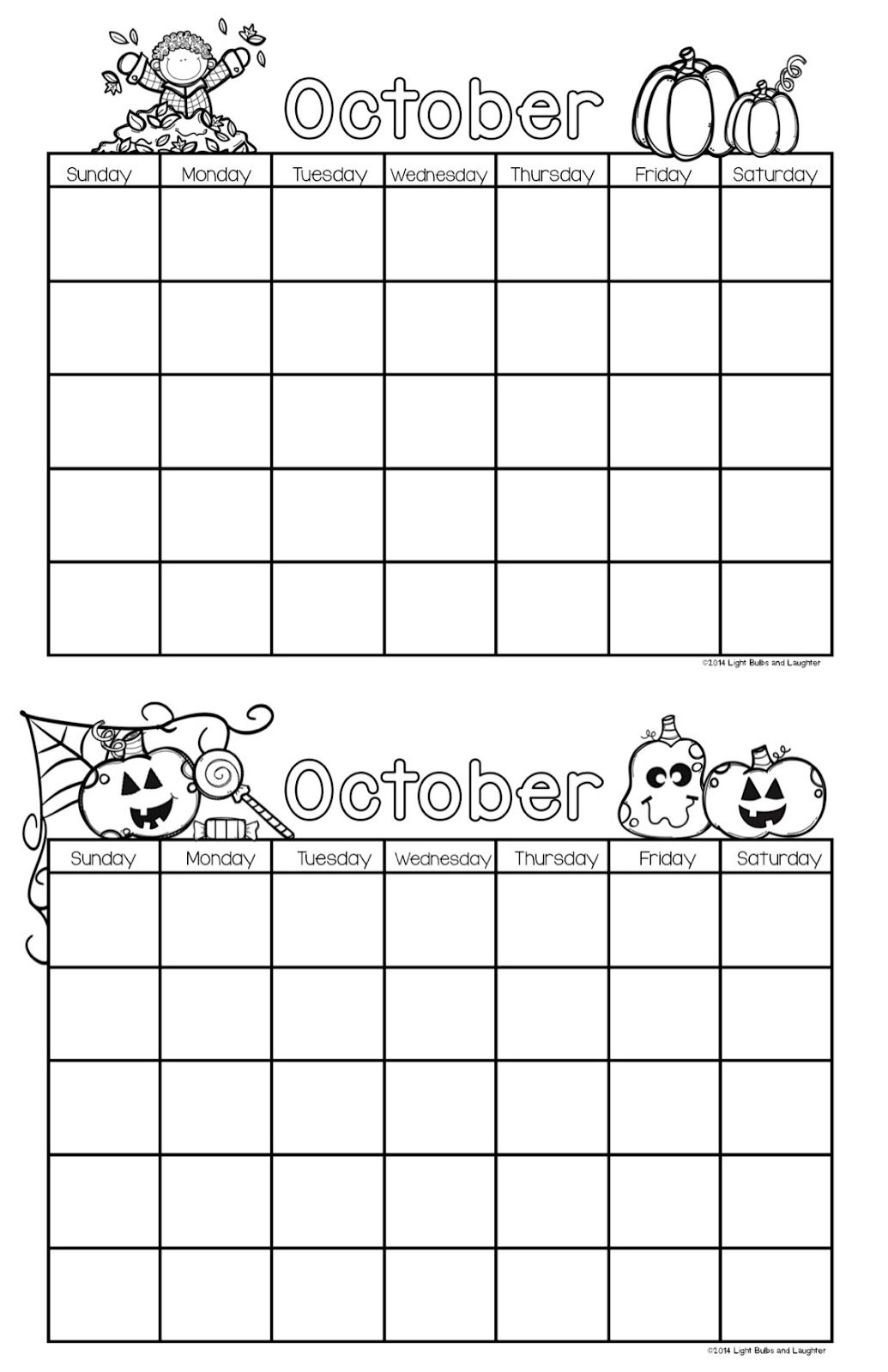 30 October Kindergarten Worksheets Free