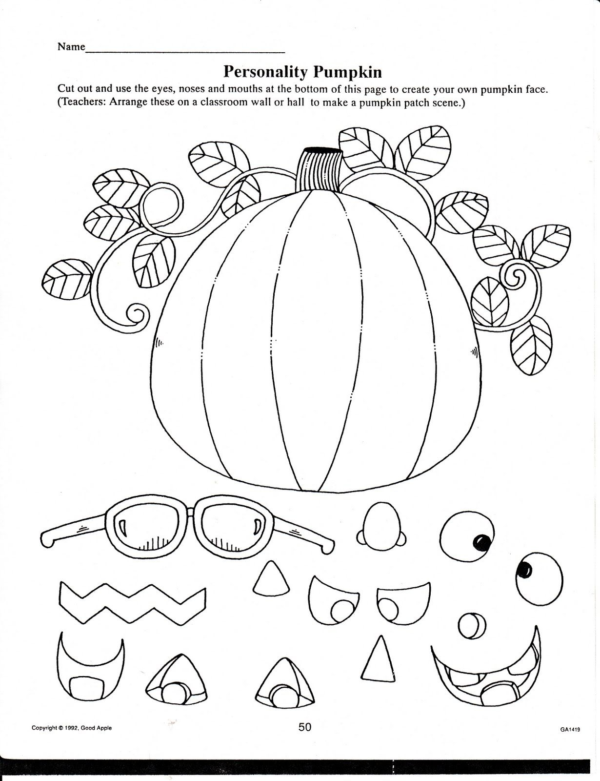 30 October Kindergarten Worksheets Free