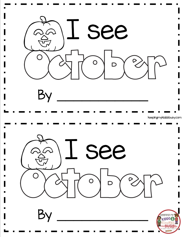 30 October Kindergarten Worksheets Free