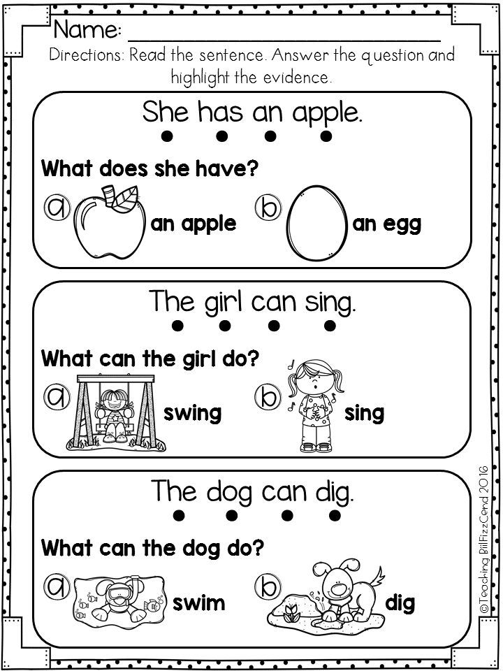 30 Reading And Writing Worksheets For Kindergarten