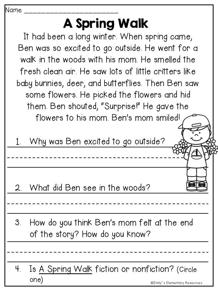 30 Reading And Writing Worksheets For Kindergarten